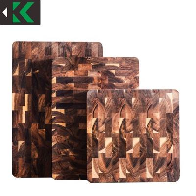 중국 Stocked Large Reversible Multipurpose Thick Acacia wood chopping cutting board 판매용