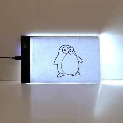 China A5 LED Light Box with USB Cable 3 Level Light Shine LED Panel LED Discovery Pad for Drawing 15*24*0.4cm(A5)) for sale