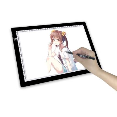 China A4 Kids Drawing Board Toys Customize Color LED Acrylic Sketching Tablet For Graphics Design Device 25*35*0.6cm(A4) for sale