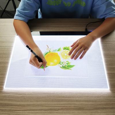 China Professional drawing protection 47*33.5*0.4cm (A3) LED light A3 ultra-thin multi-functional adjustable glare protection eye shield for sale