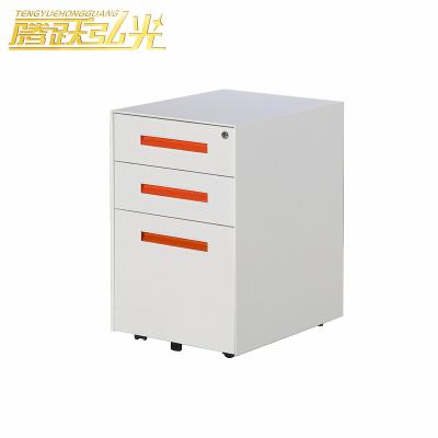 China Modern Office Steel Storage File Cabinet 3 Drawer Vertical Office Furniture Metal 3 Drawer Filing Steel Cabinet for sale