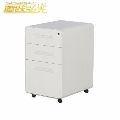 China Modern metal Modular storage drawers 3 Drawer Filing Storage office filing cabinet for sale