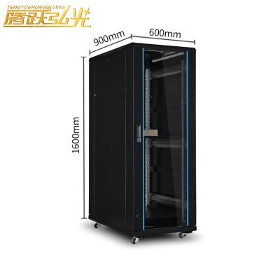 China Workplace Storage TD Factory Ready Goods Data Center Switch Cabinet Network 16u-42U Open Frame Server Rack 32U 900mm for sale