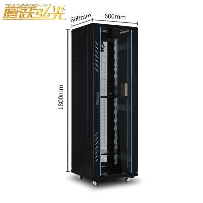 China Workplace Storage TD Factory Ready Goods Data Center Switch Cabinet Network 16u-42U Open Frame Server Rack 36U 600mm for sale