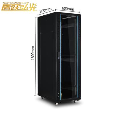 China Workplace Storage TD Factory Ready Goods Data Center Switch Cabinet Network 16u-42U Open Frame Server Rack 36U 800mm for sale