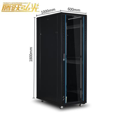 China Workplace Storage TD Factory Ready Goods Data Center Switch Cabinet Network 16u-42U Open Frame Server Rack 36U 1000mm for sale