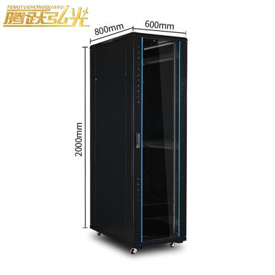 China Workplace Storage TD Factory Ready Goods Data Center Switch Cabinet Network 16u-42U Open Frame Server Rack 42U 800mm for sale