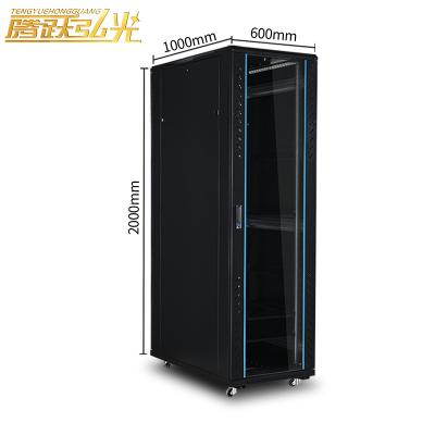 China Workplace Storage TD Factory Ready Goods Data Center Switch Cabinet Network 16u-42U Open Frame Server Rack 42U 1000mm for sale