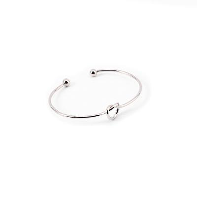 China DIY Bangle Couple Stainless Steel Bracelet Women Customized Fashion Gold Knot Bracelet for sale