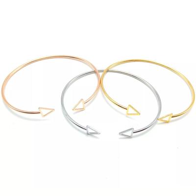 China JINXI Wholesale High Quality Stainless Bangle Personality Opening Soft Bracelet for sale