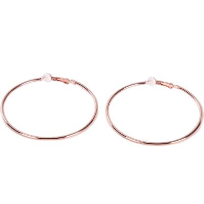 China 2020 Styles Wholesale High Quality Round Flat Wire Earring Cut Stainless Steel for sale