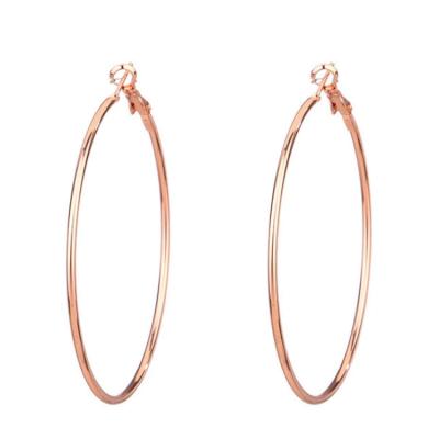 China High Quality New Arrival Latest Design Circle Earrings Round Gold Earrings for sale