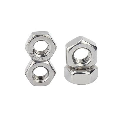 China HEX 304 M5 China Fastener China Factory Stainless Steel DIN 934 Hex Nuts for sale