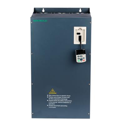 China Single Phase 220V To 380V 3 Phase Converter 45KW AC Motor Drive Inverter 50Hz 60Hz VFD 320x555x240mm for sale