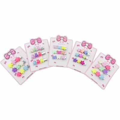 China 2022 cute hairpin baby hairpin children color candy color easy small hairpin cartoon for sale