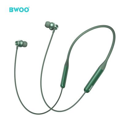 China Mini Size BWOO New Arrived In Ear Neck Band Earphone Blue Tooth 5.2 High Fidelity Wireless Handsfree Earphone for sale