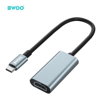 China BWOO High Quality Slim Mini 4k 60hz USB-c USB-c Hub Single Left Portable Adapter Hub for sale