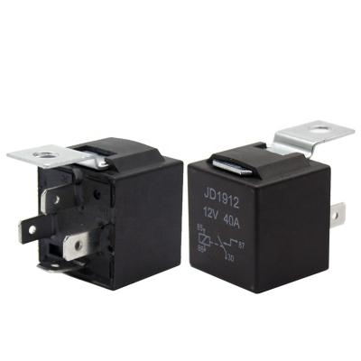 China Pin Auto Relay 12V 24V SPDT 5 Pin Car Used Micro Relay Copper DC Power Supply for sale