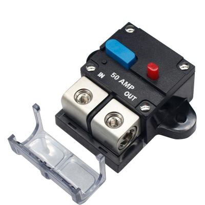 China Boats Circuit Breaker Car Marine Boat Circuit Breaker Fuse Manual Reset Auto Holder for sale