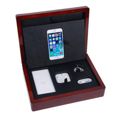 China NEW Handmade piano lacquer finish iphone 8 luxury wooden box iphone 8 plus box for sale