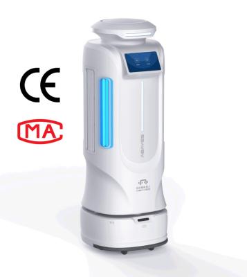 China Building Material Shops AIBAYES Mobile Robot Autonomous UV-C Sterilization Robot Disinfecting Cabinets Disinfecting Robot for sale