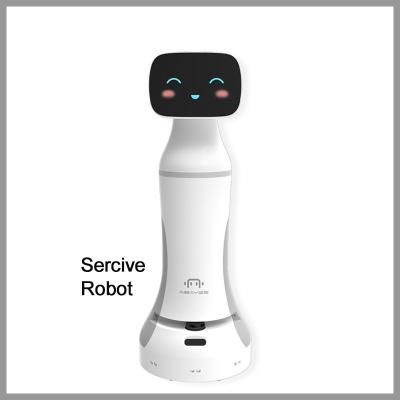 China Artificial Intelligence Service Robot AI Hotel Programmable Robot Product Artificial Intelligence Robots Sale Human Useful In Office Business for sale