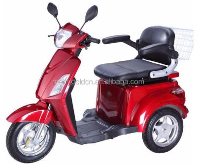 China 48V 500W Three Wheel EEC Approved Electric Scooter Handicapped Scooter With Single Seat for sale