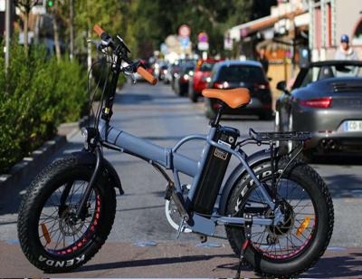 China Aluminum Alloy Big Power Electric Folding Bikes Fat Tire Electric Bicycle With 45km/h for sale