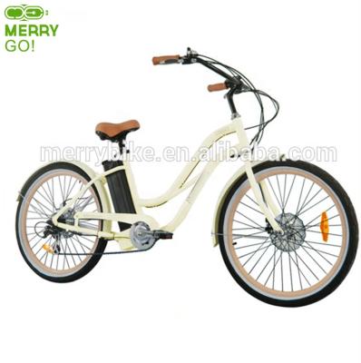 China Hot sale aluminum alloy women e-bike 350w electric bicycle with removable battery for sale