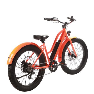 China PAS With Torque Sensor Step Cycle Fat Tire Electric Bike 48V Ladies Electric Mountain Bike for sale