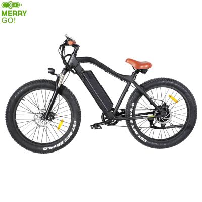 China Aluminum alloy mountain electric bicycle 26/27/28 inch fat tire electric bike 500W/750W/1000W for sale