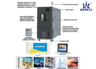 Cina Camera di controllo di clima di IEC 68-2-1, controllo di umidità della camera a atmosfera controllata 3C/Mins in vendita