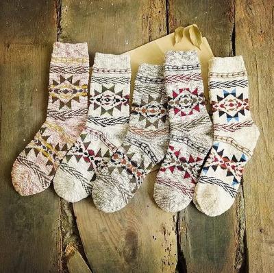 China Snuff Resistance Gypsy Winter Christmas Aztec Tribal Socks for sale