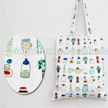 China Cotton Folding Shoulder Bag, Tote Bag Pattern, Market Printed Tote Bag for sale