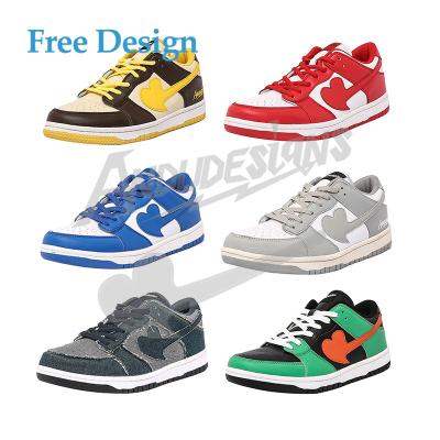 China Fashion Trend Factory Wholesale Shoes Basketball Shoes Custom Brand Add Your LOGO Design Customized Sport Shoes for sale