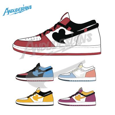 China Fashion Trend Original Leather Shoes New Custom Design Logo Men's Running Shoes Casual Sport Shoes For for sale