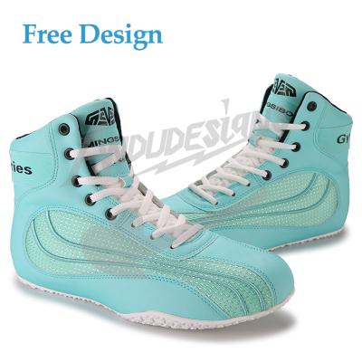 China Hot Quality Custom Logo Manufacturer Mens Boxing Shoes Weightlifting Shoes China Sale Lightweight Wrestling Shoes for sale