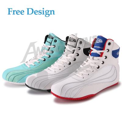 China China Factory Fitness Shoes High Tops OEM Professional ODM Wrestling Men's Breathable Boxing Shoes Boots Wrestling Shoes for sale