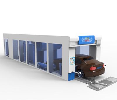 China New China-chic CC-695 Fully Automatic Tunnel Car Wash System With Drier System for sale