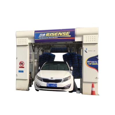 China Hot Dip Galvanized Automatic Risense Machine Tunnel Car Wash/Frame Tunnel Car Wash Equipment/Fully Automatic Tunnel Car Wash System Cc-695 for sale