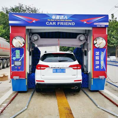 China Hot Dipped Galvanized Steel Frame CF-360 Full Automatic Rollover Car Wash Machine Car Washer for sale