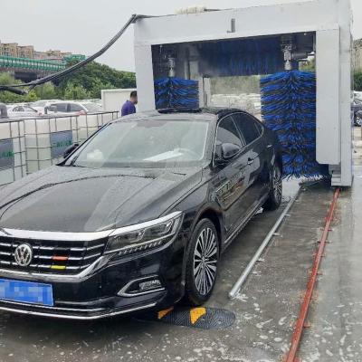 China Sedan/Jeep/Minibus Within 10 Seats Risense CF-330 Full Automatic Rollover Car Wash Machine 5 High Pressure Fans Brushes+3 for sale