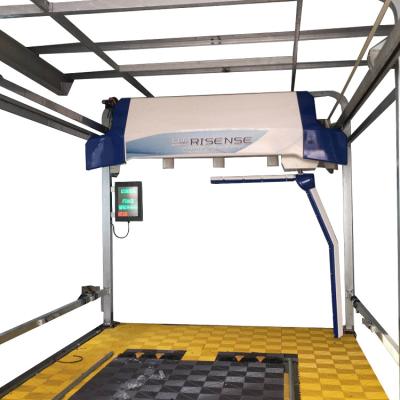 China Hot Galvanized Frame Risense Automatic Single Arm Touchless Car Wash Machine for sale