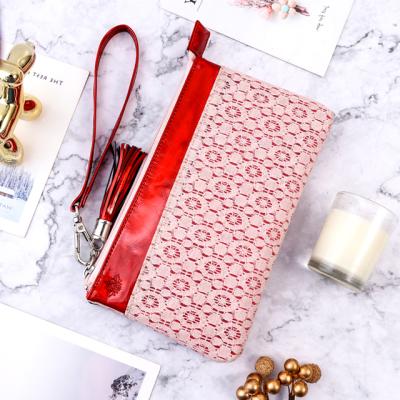 China Premium Women Rfid Leather Wallet Large Capacity Wristlet Cheap Faux PU Clutch Wallet Long For Lady for sale