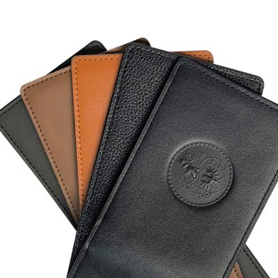 China Card and Socket Driver licsen Classic Custom Leather Stand Card Holder PU Slim Wallet Gor Men Credit Card Holder for sale