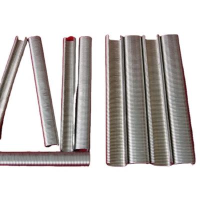 China Flat Hot Post C 11 Gauge Fasteners GalFan Clips For Gabions Hog Ring Nails SC50T for sale