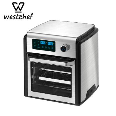 China Healthy Oil Free Heater 1700W 12 Liter Factory Wholesale Digital Display With Touch Screen Air Fryer Oil Free Oven for sale