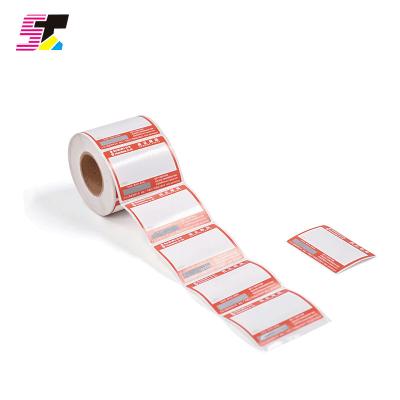 China Cartoon Sticker Barcode QR Code Label Self Adhesive Custom Printing Waterproof Vinyl Sticker for sale