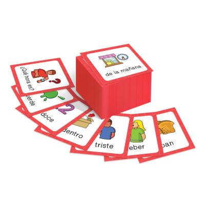 China Art Cards Paper Maker Mini Art Paper Memory Card Game Custom Made and Collectible Card Printing Baby Educational Toys for sale