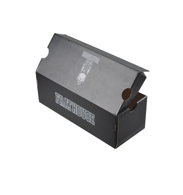 China Portable Corrugated Collapsible Shoe Box Recyclable Custom Multi Color Print Voucher Prices for sale